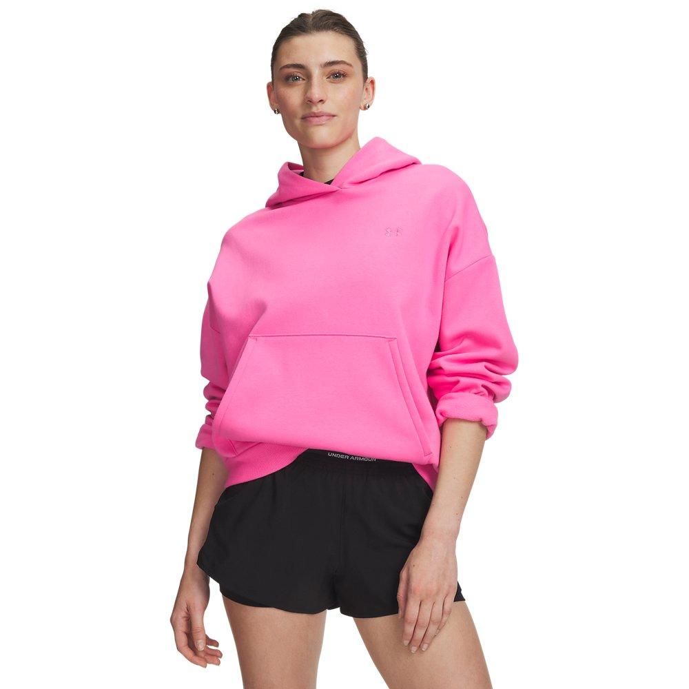 Under Armour Women's Icon Fleece Reinvented Hoodie - Pink - PINK
